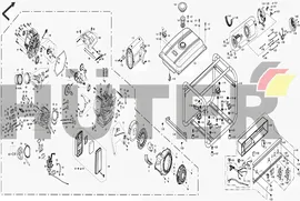 Запчасти для портативного бензогенератора Huter DY5000L Huter серии KEM 64/1/5