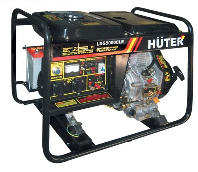 Электрогенератор дизельный Huter LDG5000CLE